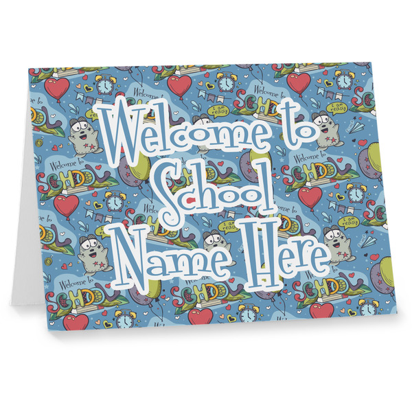 Custom Welcome to School Note cards (Personalized)