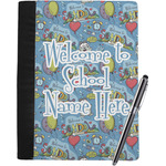 Welcome to School Notebook Padfolio - Large w/ Name or Text