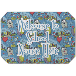 Welcome to School Dining Table Mat - Octagon (Single-Sided) w/ Name or Text