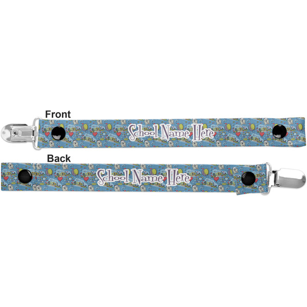Welcome to School Pacifier Clip - Front and Back