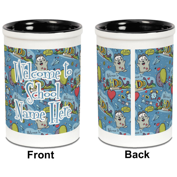 Welcome to School Pencil Holder - Black - approval