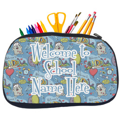 Welcome to School Neoprene Pencil Case - Medium w/ Name or Text