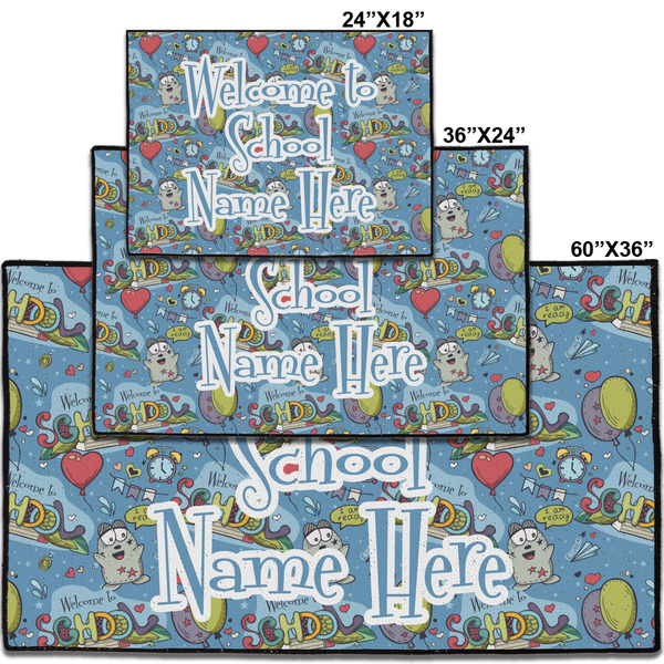Welcome to School Personalized Door Mat - Group Parent IMF