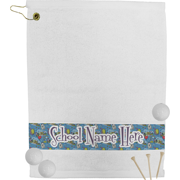 Custom Welcome to School Golf Bag Towel (Personalized)
