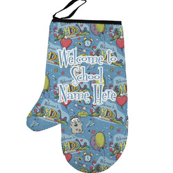 Welcome to School Left Oven Mitt (Personalized)