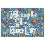 Welcome to School Laminated Placemat w/ Name or Text