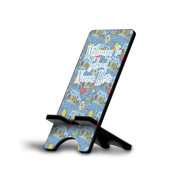 Custom Welcome to School Cell Phone Stand (Small) (Personalized)
