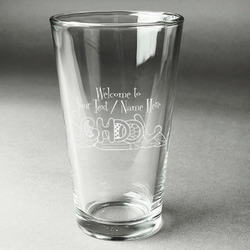 Welcome to School Pint Glass - Engraved (Single) (Personalized)