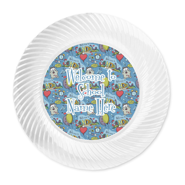 Welcome to School Plastic Party Dinner Plates - Approval