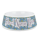 Welcome to School Plastic Dog Bowl - Medium (Personalized)