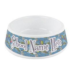 Welcome to School Plastic Dog Bowl - Small (Personalized)