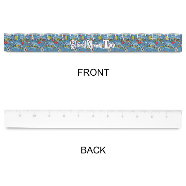 Welcome to School Plastic Ruler - 12" - APPROVAL