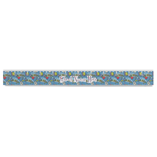 Welcome to School Plastic Ruler - 12" - FRONT