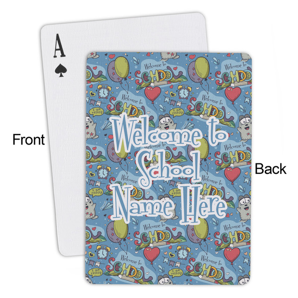 Welcome to School Playing Cards - Approval
