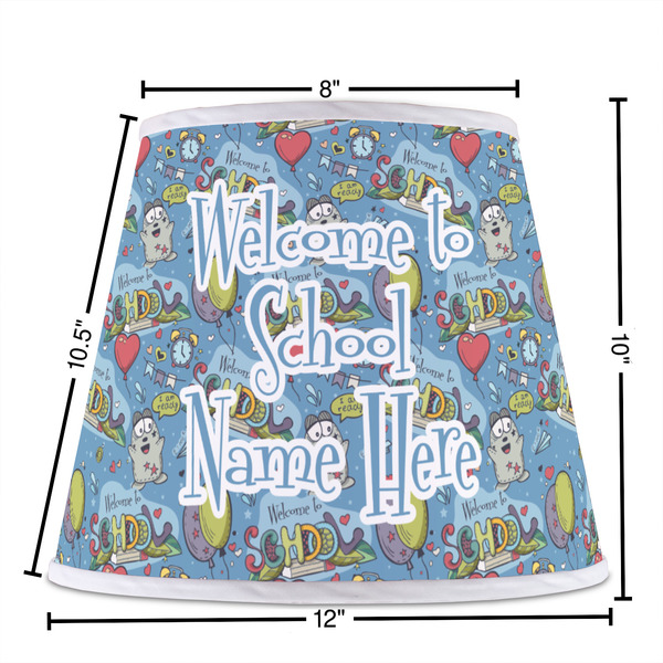 Welcome to School Poly Film Empire Lampshade - Dimensions