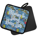 Welcome to School Pot Holder w/ Name or Text