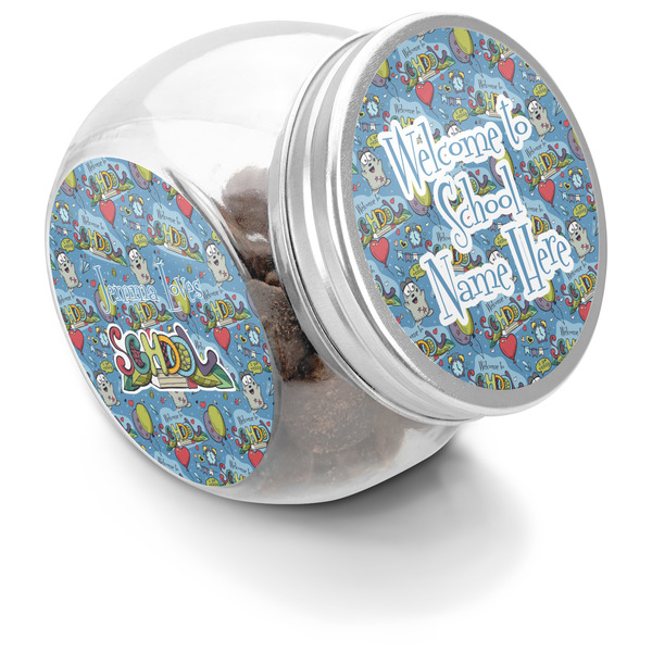 Custom Welcome to School Puppy Treat Jar (Personalized)