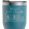 Welcome to School RTIC Tumbler - Dark Teal - Close Up