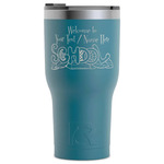 Welcome to School RTIC Tumbler - Dark Teal - Laser Engraved - Single-Sided (Personalized)