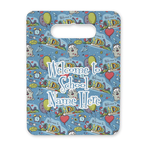 Custom Welcome to School Rectangular Trivet with Handle (Personalized)