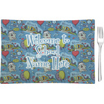 Welcome to School Glass Rectangular Appetizer / Dessert Plate (Personalized)