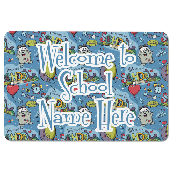 Welcome to School Rectangular Fridge Magnet - FRONT