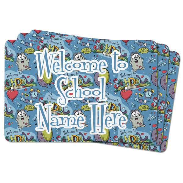 Welcome to School Rectangular Fridge Magnet - THREE