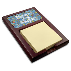 Welcome to School Red Mahogany Sticky Note Holder (Personalized)
