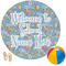 Welcome to School Round Beach Towel (Personalized)