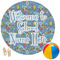 Welcome to School Round Beach Towel (Personalized)