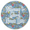Welcome to School Round Rubber Backed Coaster (Personalized)