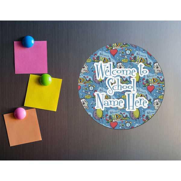 Welcome to School Round Fridge Magnet - LIFESTYLE