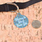 Welcome to School Round Pet ID Tag - Large - In Context