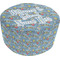 Welcome to School Round Pouf Ottoman (Top)