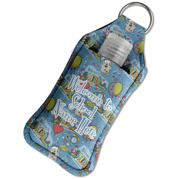 Welcome to School Sanitizer Holder Keychain - Large in Case