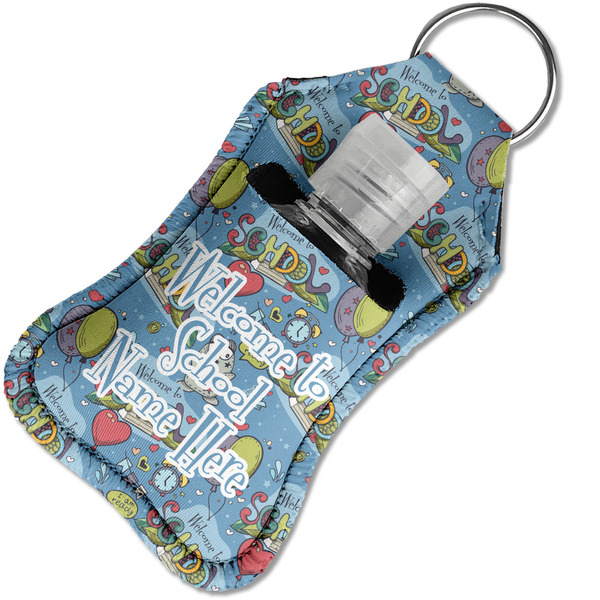 Welcome to School Sanitizer Holder Keychain - Small in Case