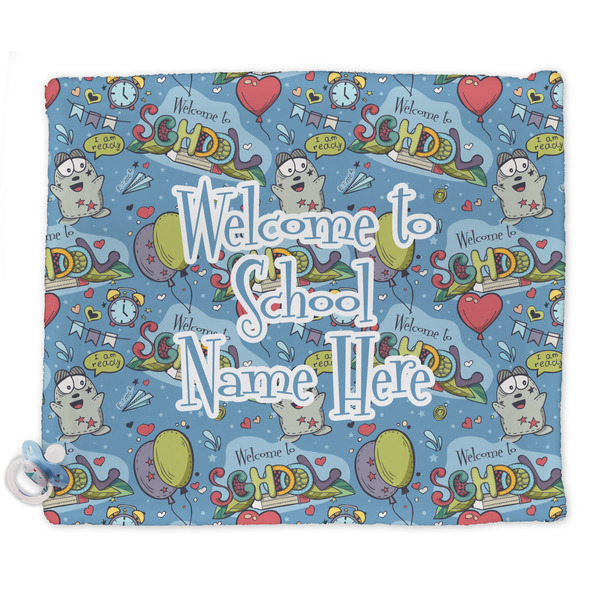 Custom Welcome to School Security Blanket - Single Sided (Personalized)