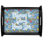 Welcome to School Black Wooden Tray - Large (Personalized)