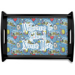 Welcome to School Black Wooden Tray - Small (Personalized)
