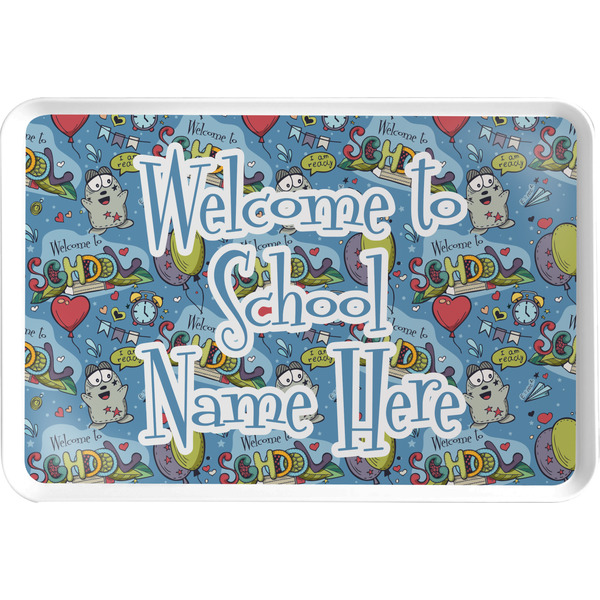 Custom Welcome to School Serving Tray (Personalized)