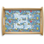 Welcome to School Natural Wooden Tray - Small (Personalized)