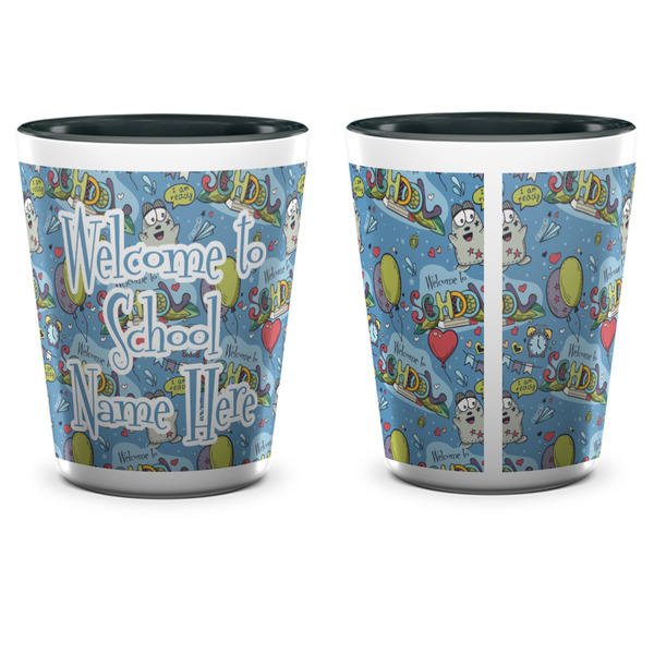 Welcome to School Shot Glass - Two Tone - APPROVAL
