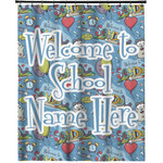 Welcome to School Extra Long Shower Curtain - 70"x84" (Personalized)