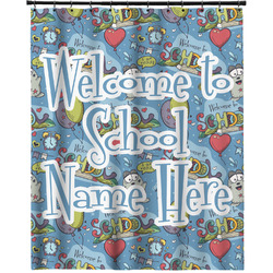 Welcome to School Extra Long Shower Curtain - 70"x84" (Personalized)