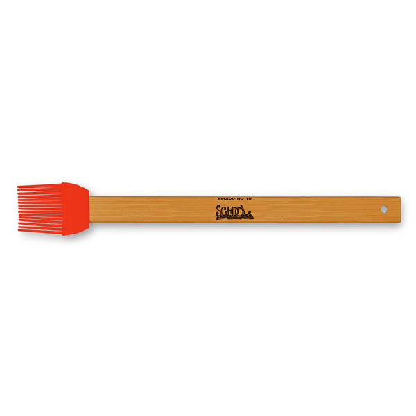 Welcome to School Silicone Brush-  Red - FRONT