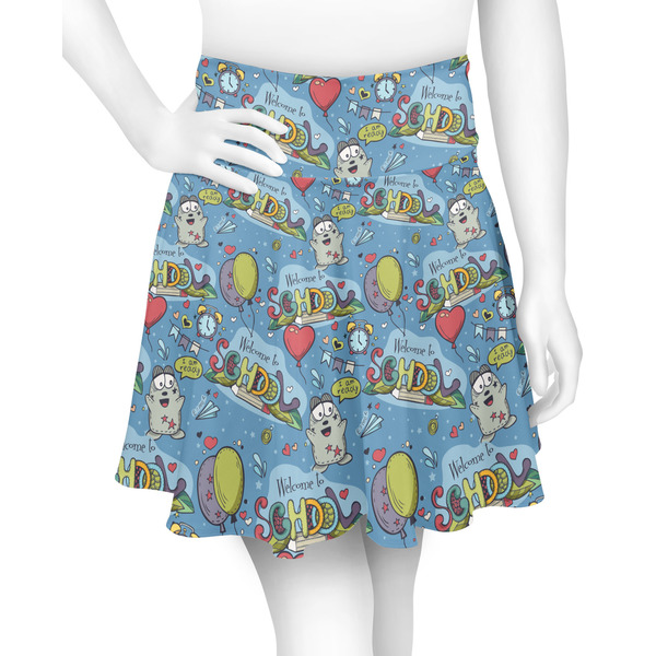 Custom Welcome to School Skater Skirt - 2X Large