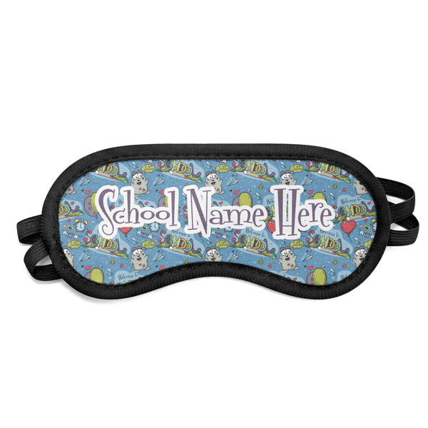 Custom Welcome to School Sleeping Eye Mask - Small (Personalized)