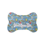 Welcome to School Bone Shaped Dog Food Mat (Small) (Personalized)