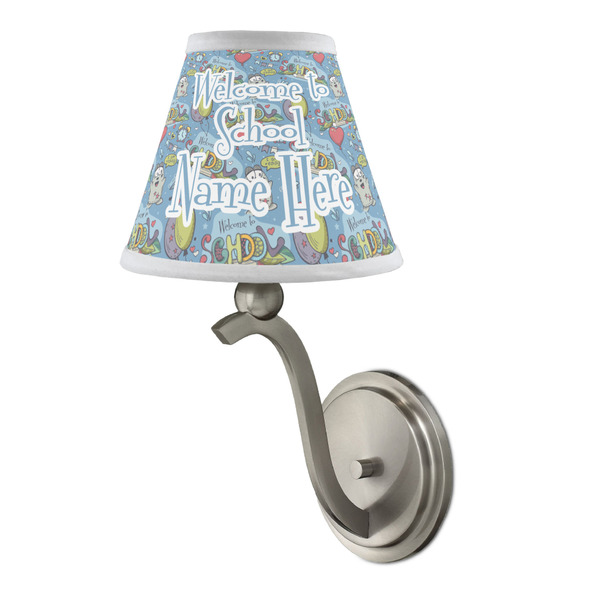 Welcome to School Small Chandelier Lamp - LIFESTYLE (on wall lamp)