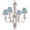 Welcome to School Small Chandelier Shade - LIFESTYLE (on chandelier)